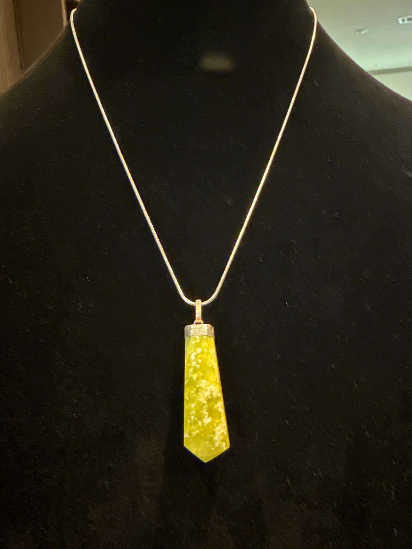 Citrine Point Pendant Necklace (Charged by Lionsgate + Full Moon