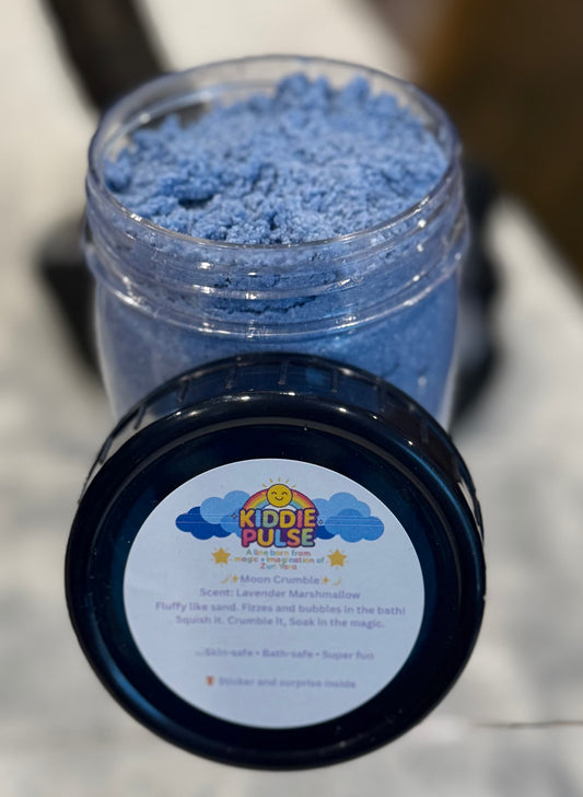 Kiddie Pulse™ Moon Crumble – Lavender Marshmallow Magic (Sticker & Surprise Inside)
