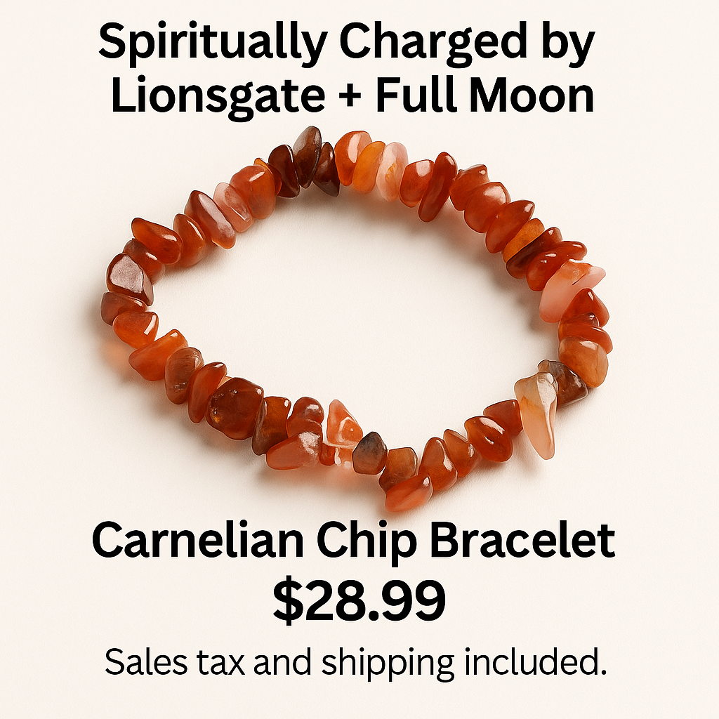 Carnelian Chip Bracelet
