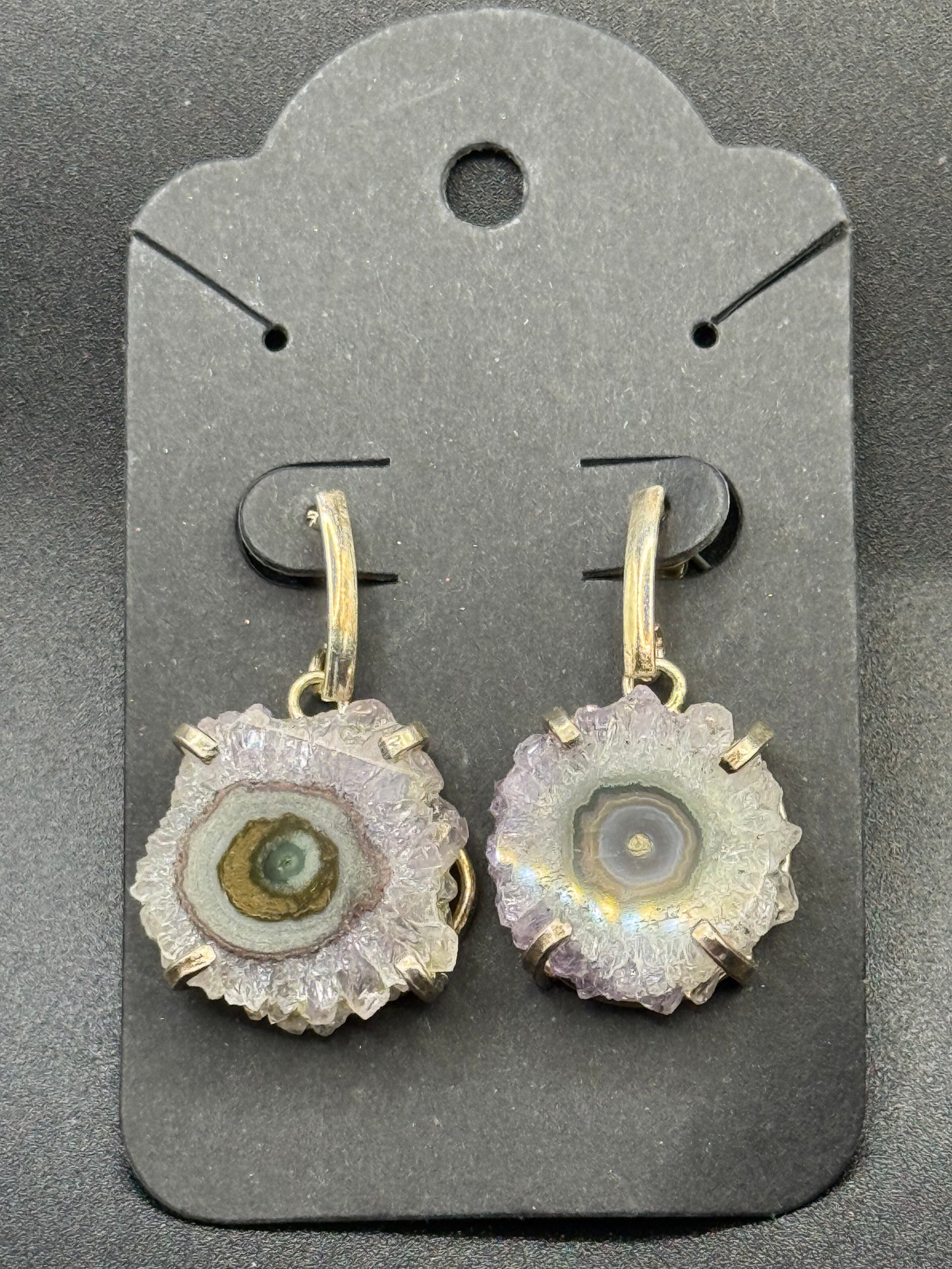 Amethyst Stalactite Earrings
