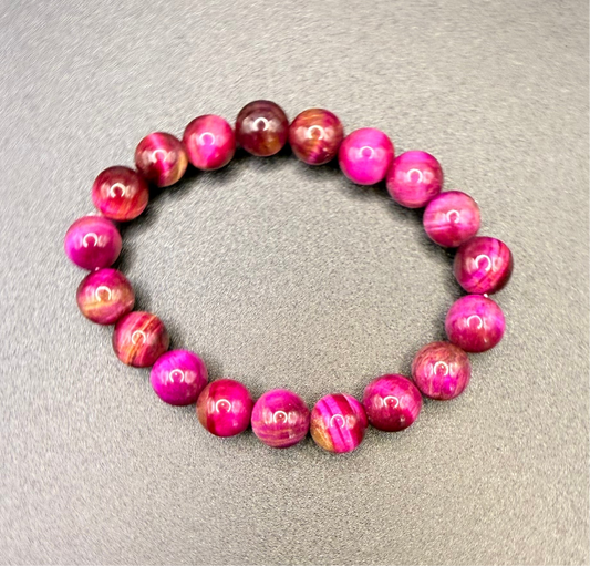 Pink Tiger’s Eye Bracelet