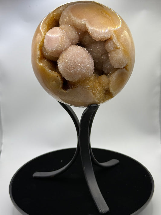 Rare Pink Amethyst Sphere