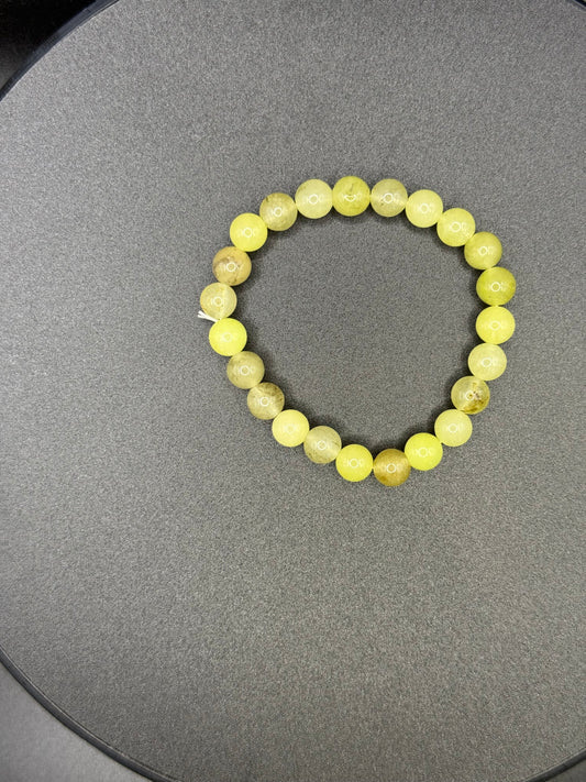 Yellow Jade Crystal Bracelet