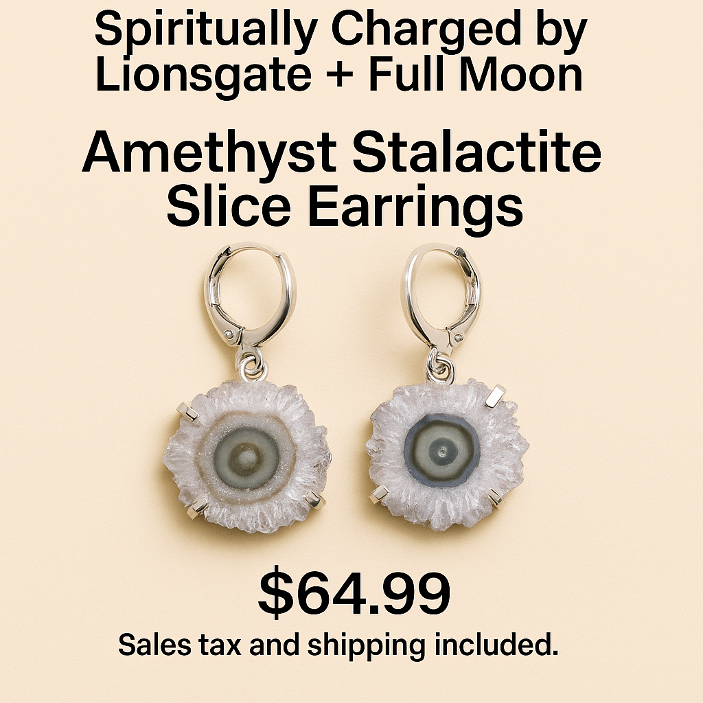 Amethyst Stalactite Earrings