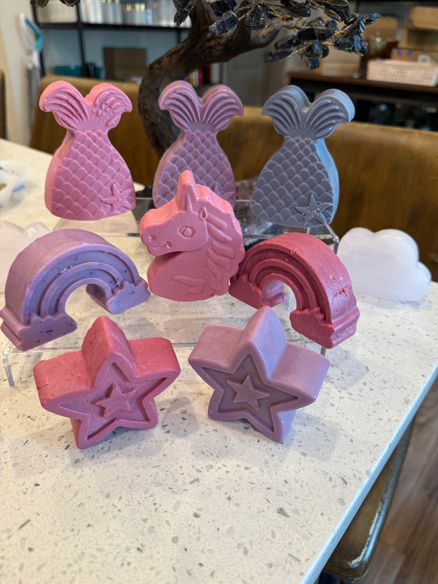 Kiddie Pulse™ Large Enchanted Magical Shapes Antibacterial Soaps