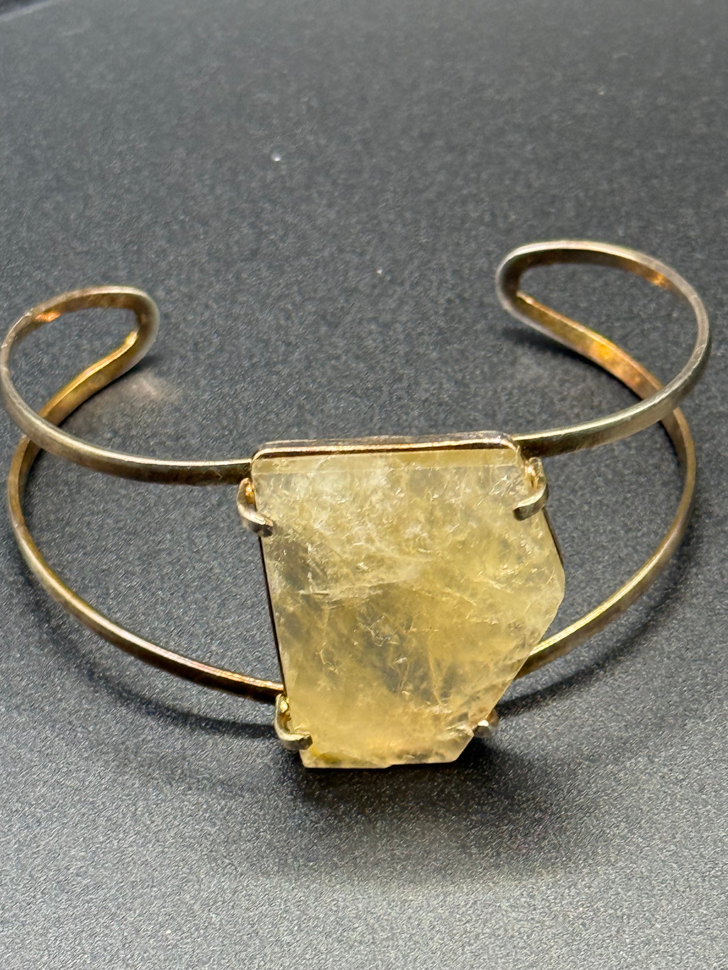Citrine Medium Chuck Cuff Bracelet - Charged by Lionsgate + Full Moon